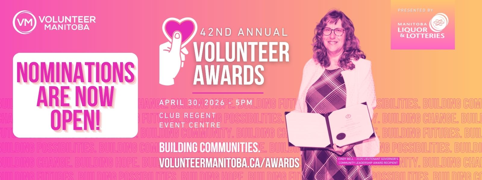 Launch of Nominations for the 2026 Annual Volunteer Awards
