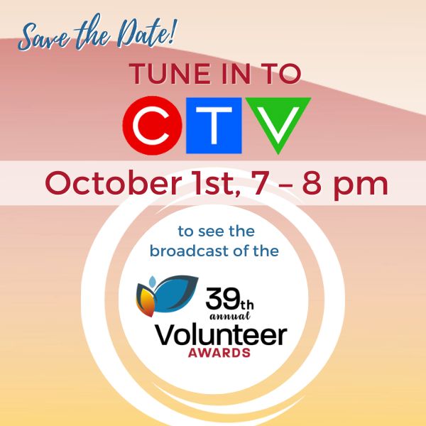 Join us for the 39th Annual Volunteer Awards – Together let’s Celebrate!