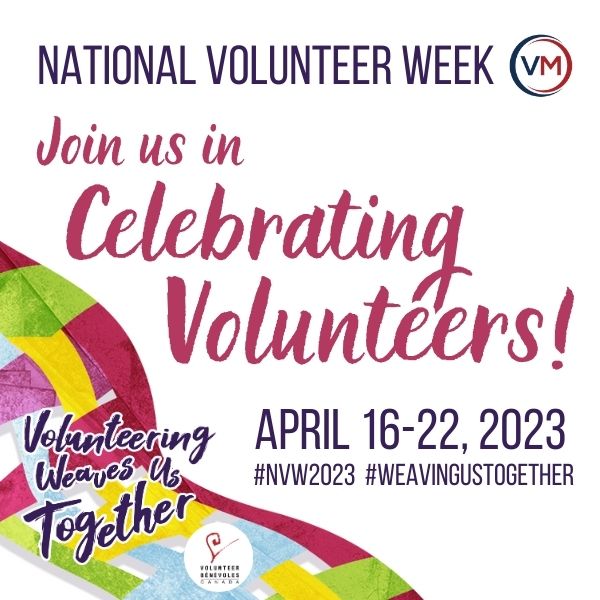 Celebrate National Volunteer Week 2023 with Volunteer Manitoba!