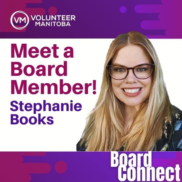 Board Members in the Community... Meet Stefanie Books