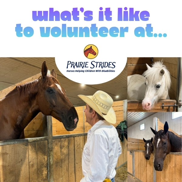 Wondering what it's like to volunteer? Prairie Strides edition!