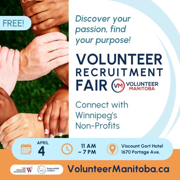 Join us at the Volunteer Recruitment Fair - April 4, 2024!